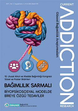 Bağımlılık Dergisi 1. Ek Sayı